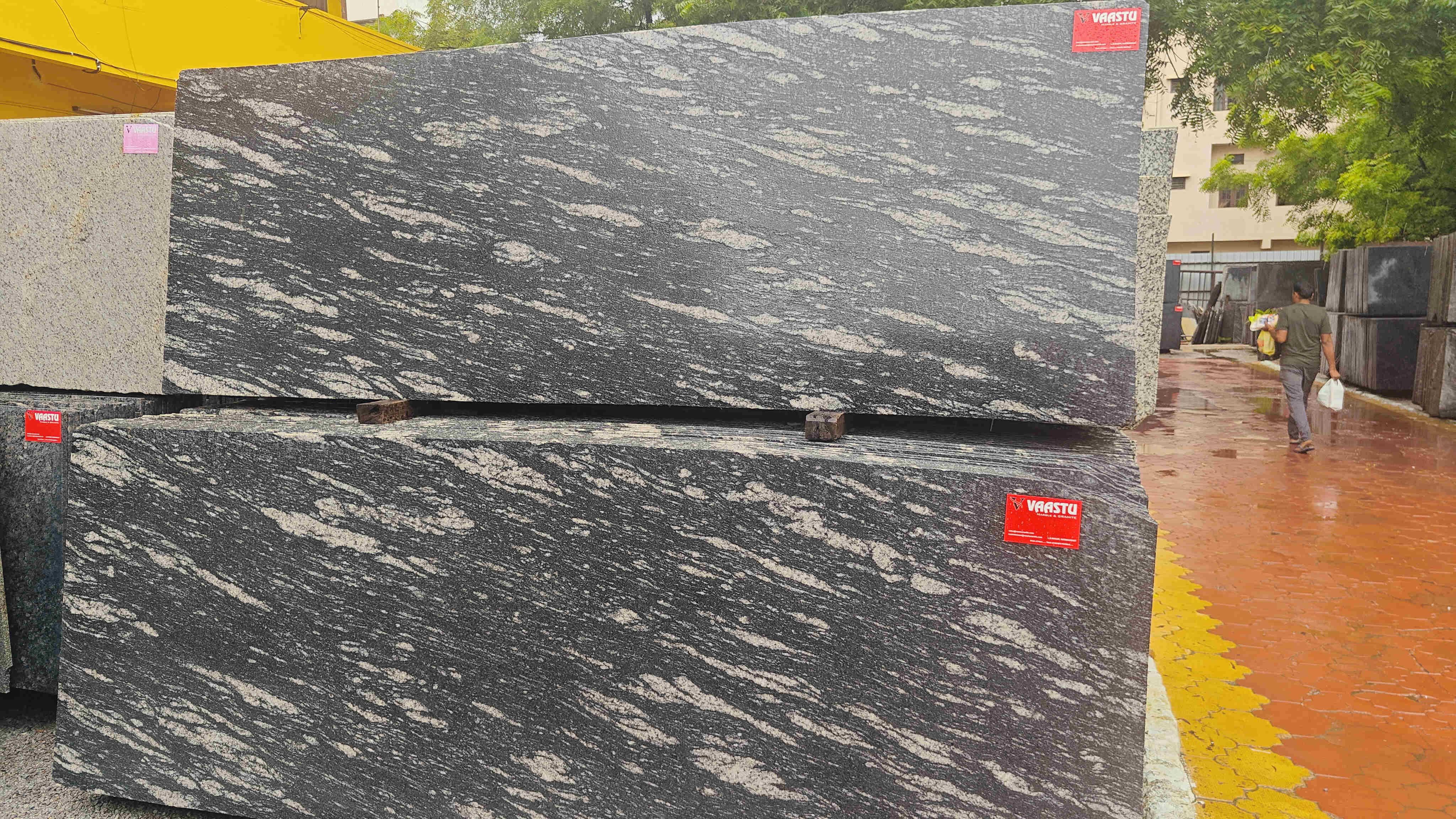 Rustic Black Leather Finish